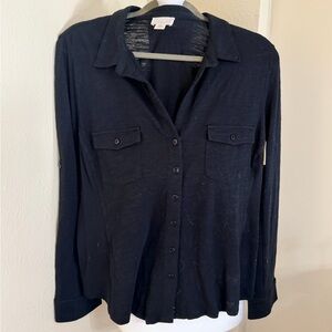 Caslon Charcoal Casual Shirt
